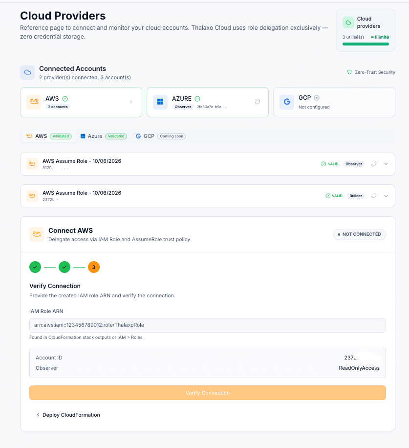 AWS Connection — CloudFormation