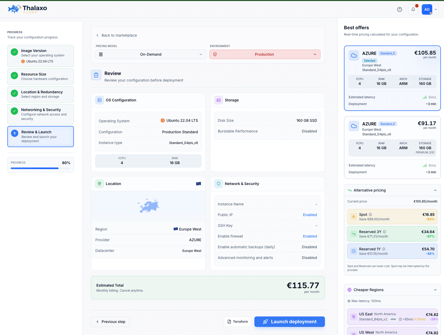 Resume — Terraform Deployment review